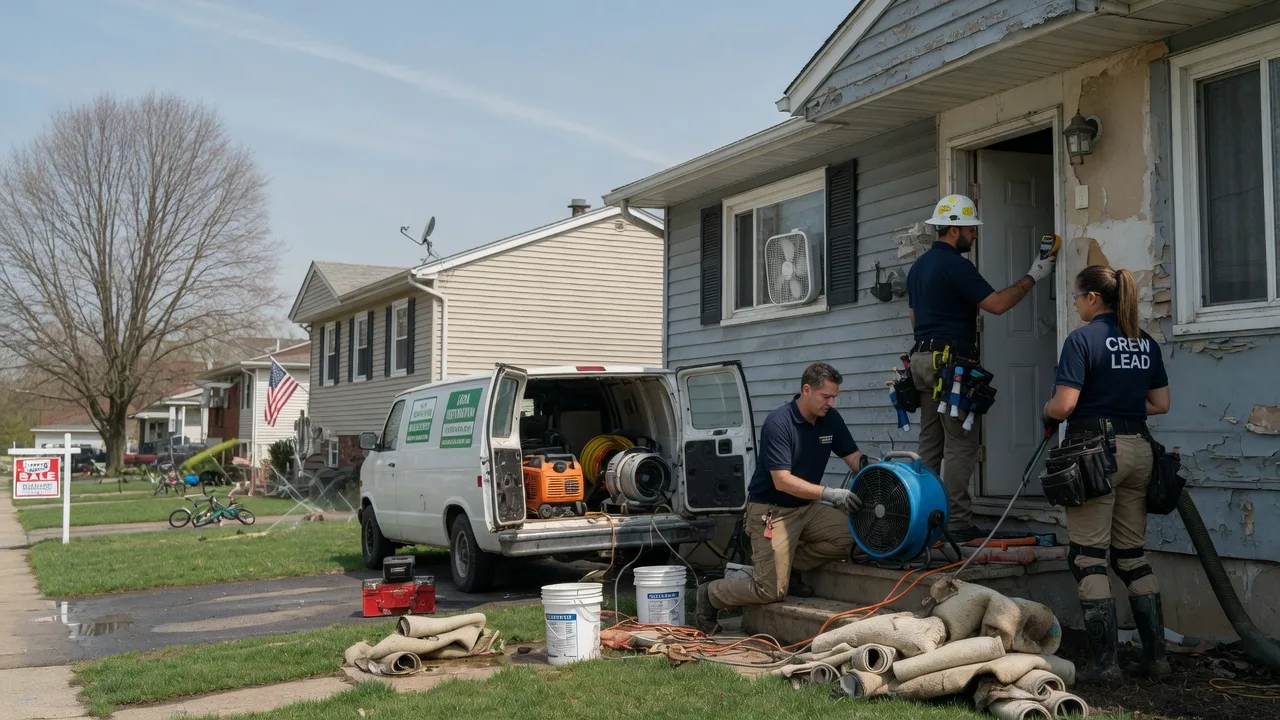 Flood Cleanup in Succasunna, NJ near me